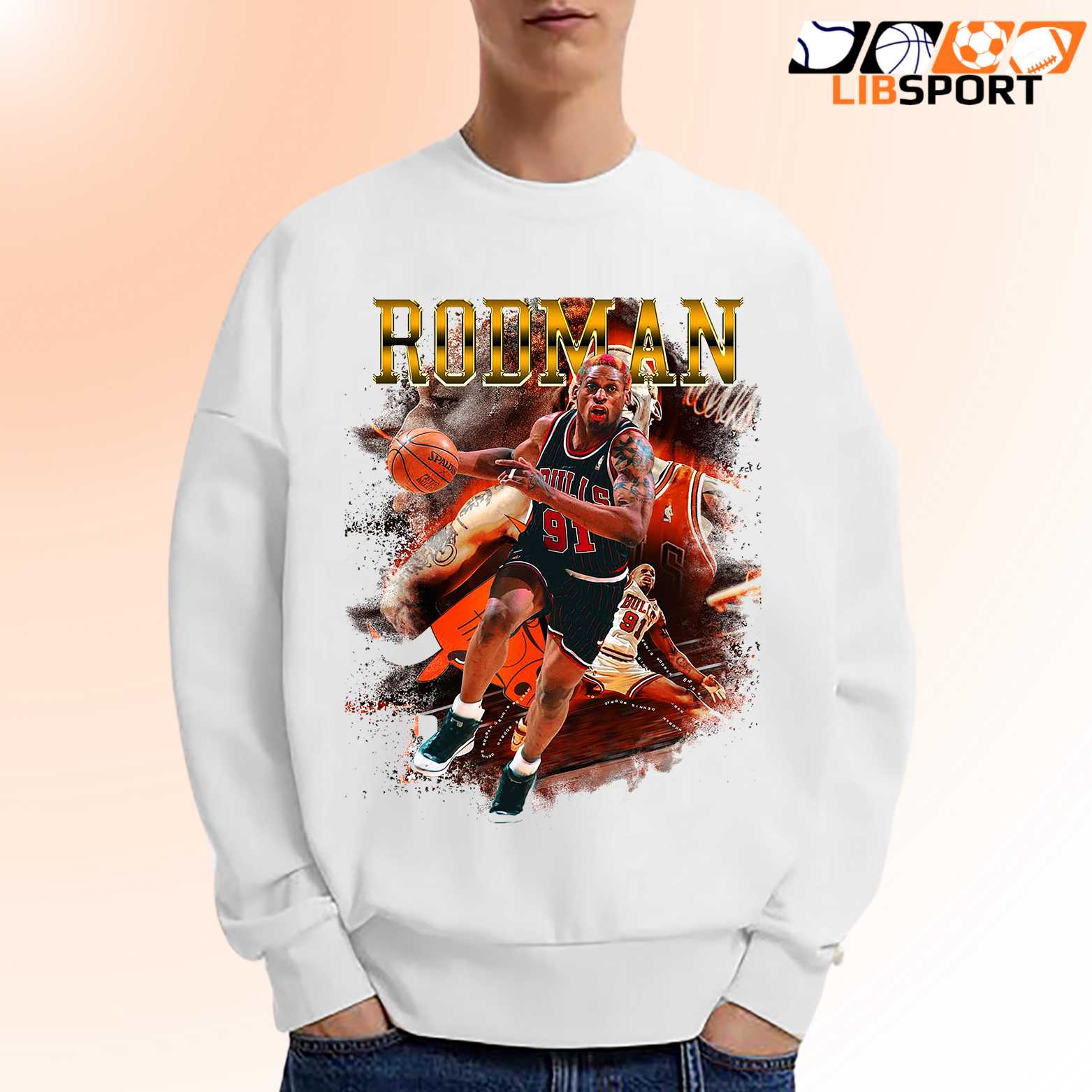 The Worm Dennis Rodman T Shirt, Chicago Bulls Shirt, Retro Nba Streetwear Tee